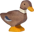 Holztiger Bauernhof - Ente - 7x2x6cm - Holzfigur - handgefertigt