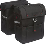 Vigo Double - Sporty Double Bicycle Bag, schwarz