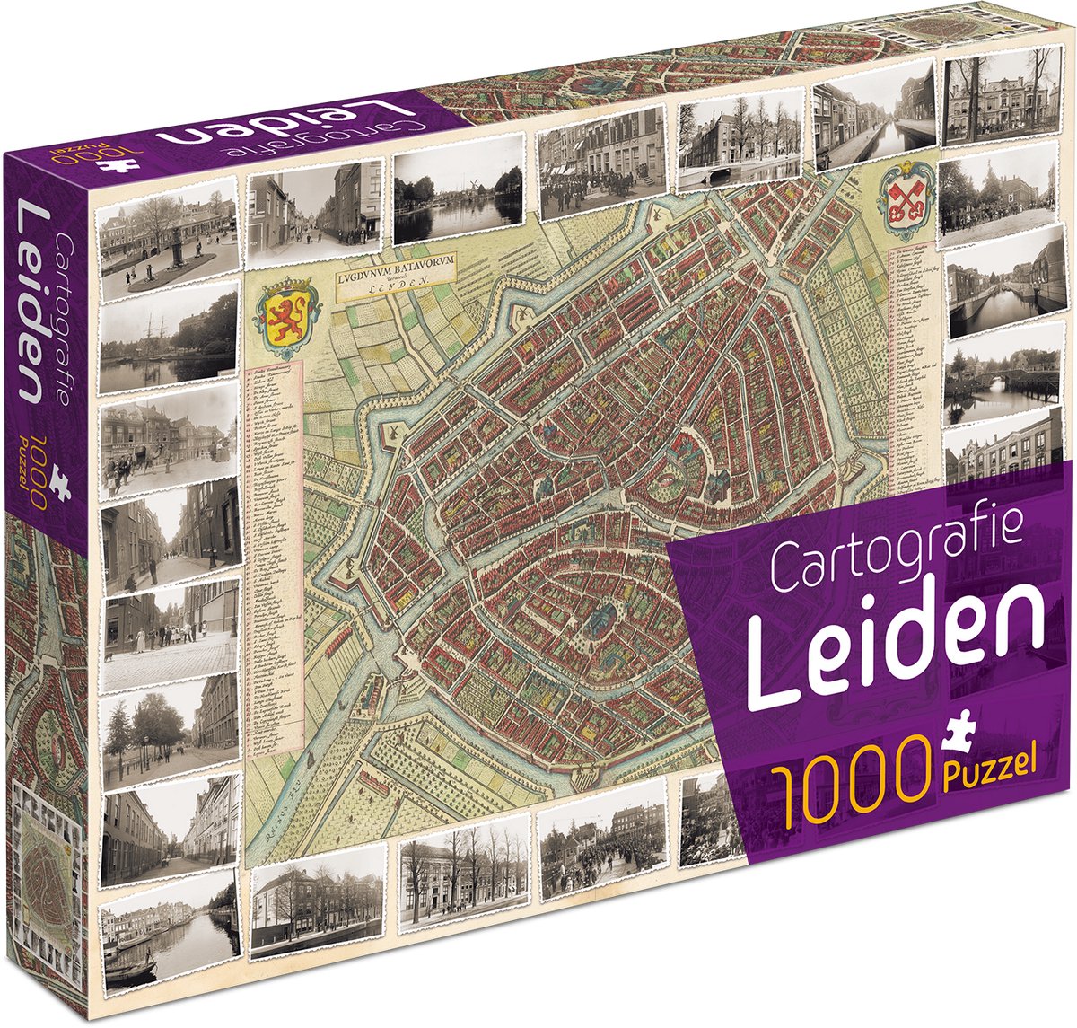 Tucker's fun factory cartografie leiden (1000) - legpuzzel