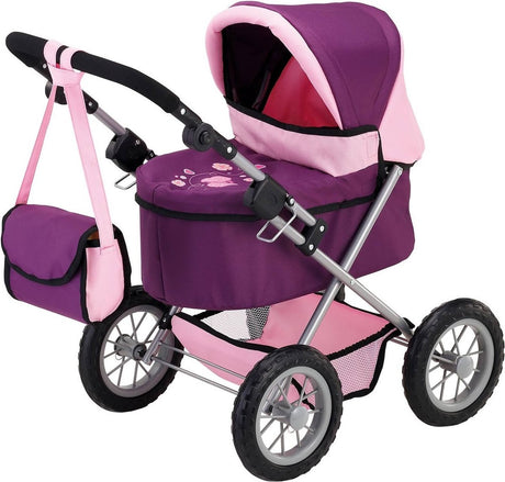 Bayer Design - Trendiger Puppenwagen - Pink und Lila
