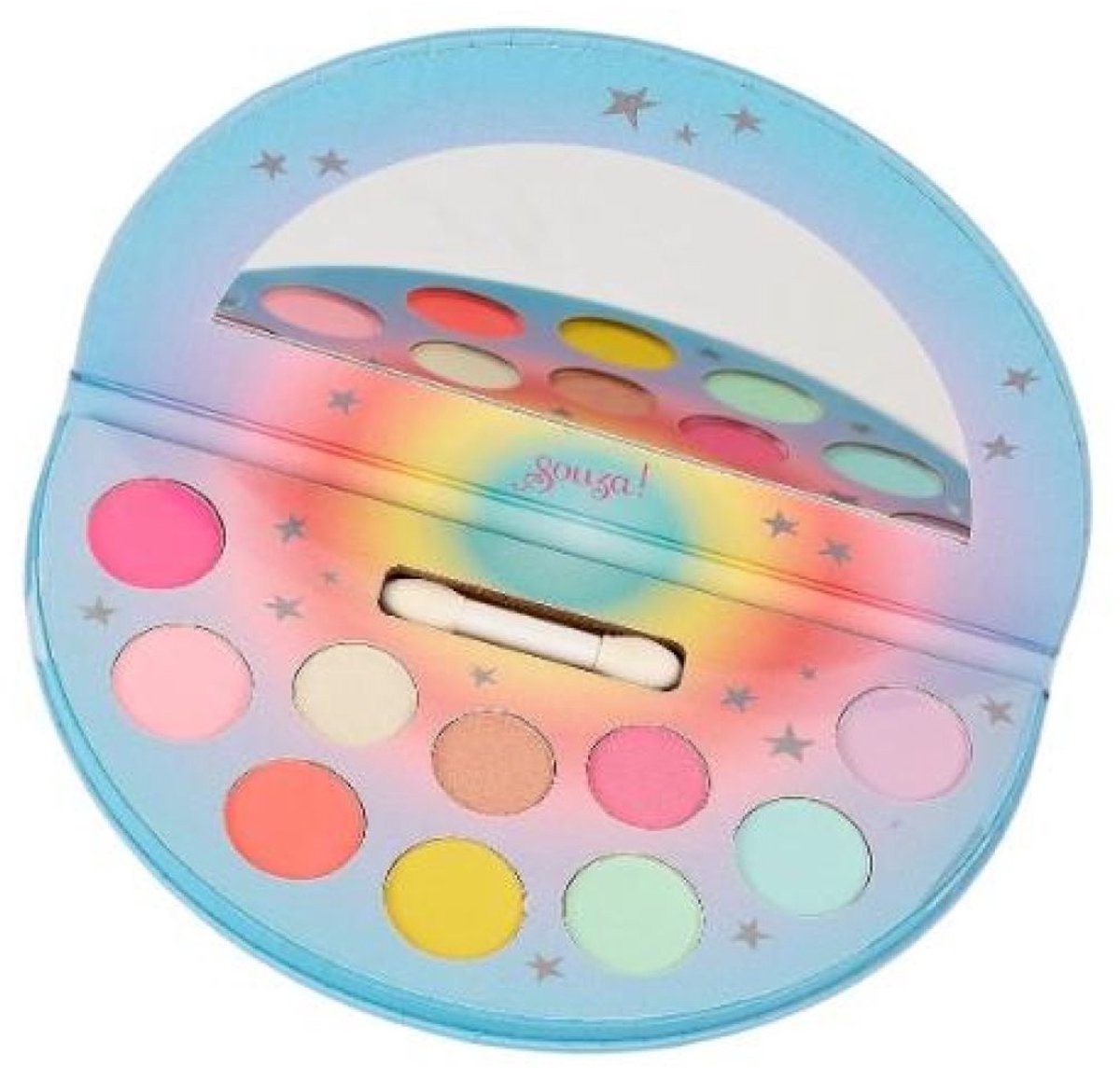 Souza for kids souza eenhoorn oogschaduw palette (1 stuk).