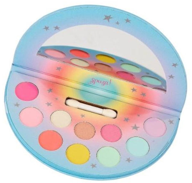 Souza for kids souza eenhoorn oogschaduw palette (1 stuk).