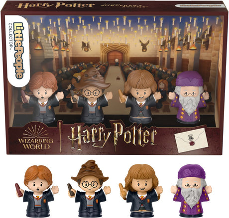 Fisher-price little people collector harry potter en de steen der wijzen - speelfigurenset