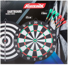 Adrenix Dartscheibe Klassiker mit 6 Pfeilen