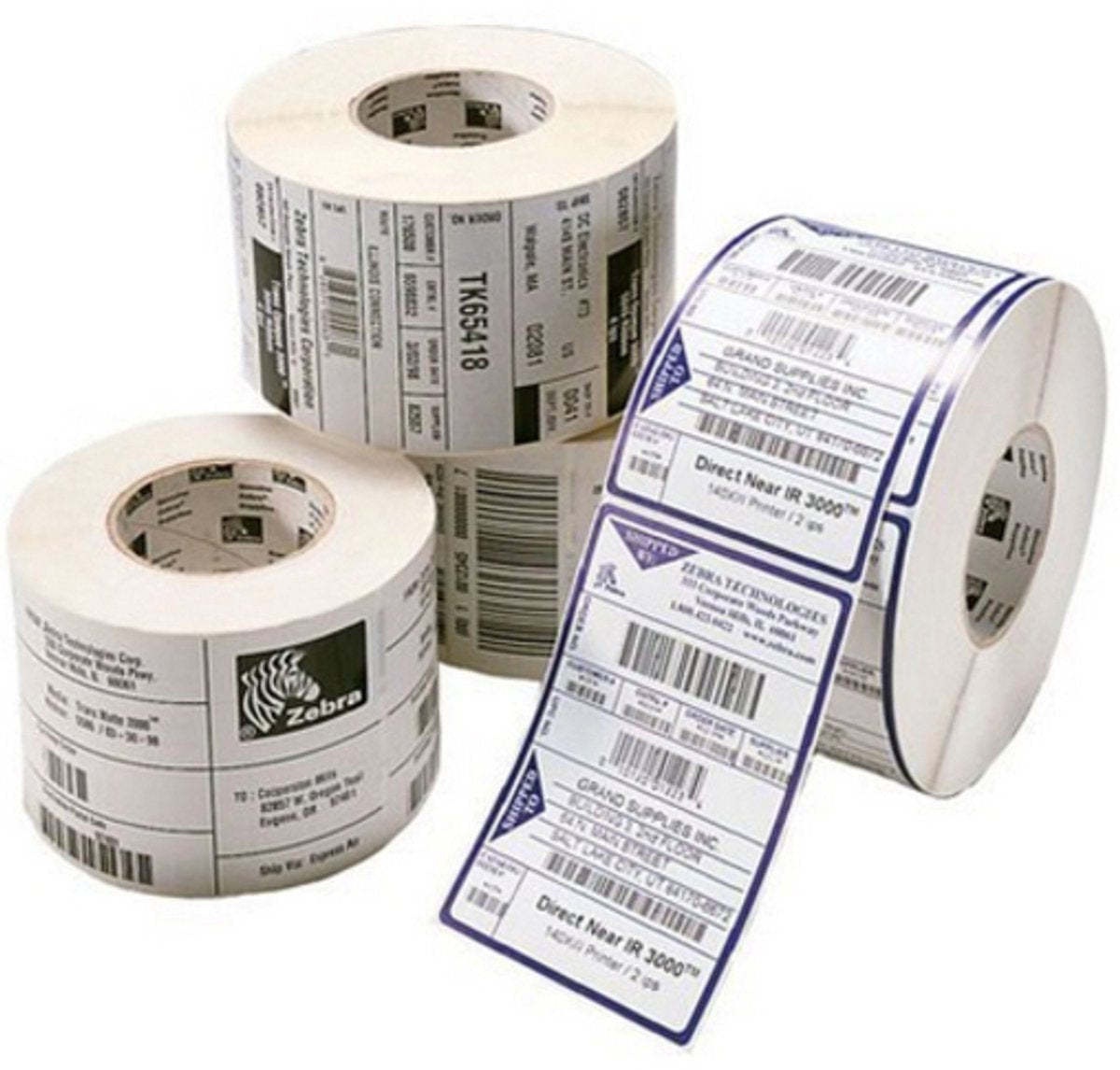 Zebra label, paper, 70x13mm, thermal