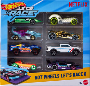 Hot Wheels Let's Race 8er-Pack – aus der Netflix-Serie