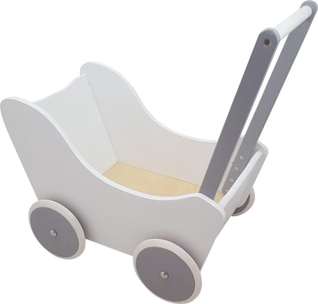 Playwood Puppenwagen weiß silber