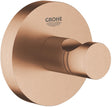 Grohe Starthaken – Wandmontage – Schrauben oder Kleber – Metall – gebürsteter warmer Sonnenuntergang