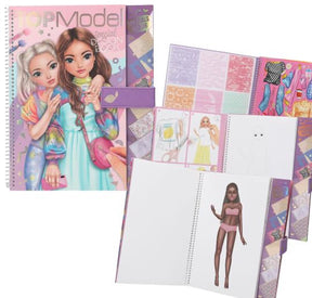 Depesche Malbuch Topmodel Sonderdesign – kreatives Zeichnen und Gestalten.
