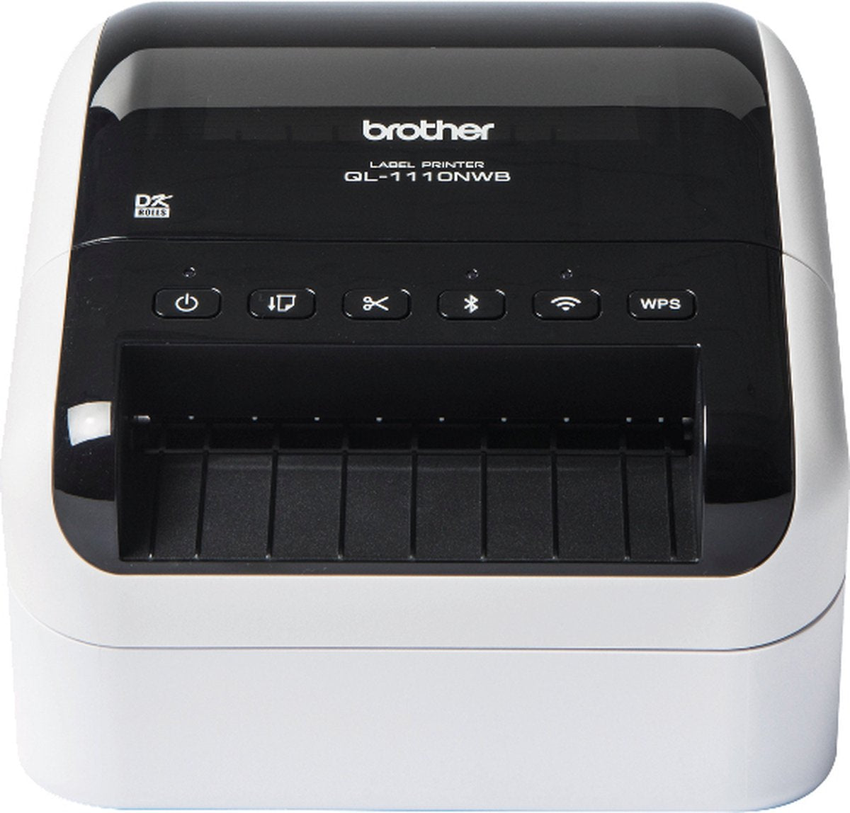 Brother ql-1110nwbc Etikettendrucker, Thermodirekt, 300 x 300 dpi, 110 mm Sek., kabelgebunden und kabellos, Ethernet LAN, DK, WLAN, Bluetooth