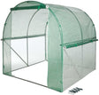 Natur – Gewächshaus – Gartentunnel mit Bodenrahmen – H200 x 200 x 200 cm – grün