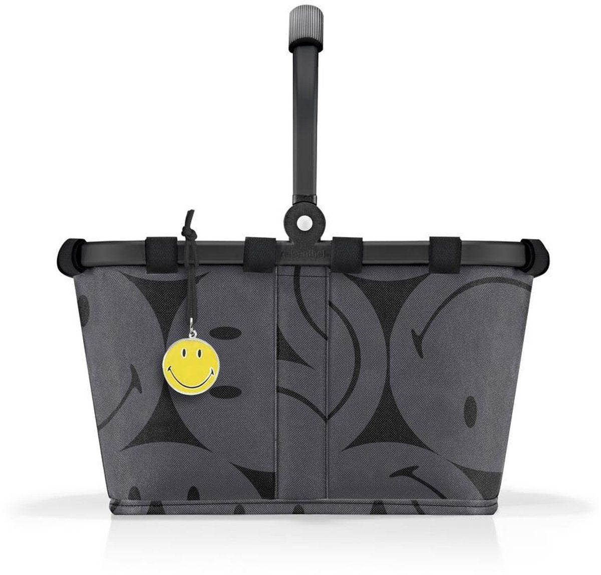 Reisenthel carrybag boodschappenmand maat xs - 5l - smiley grijs