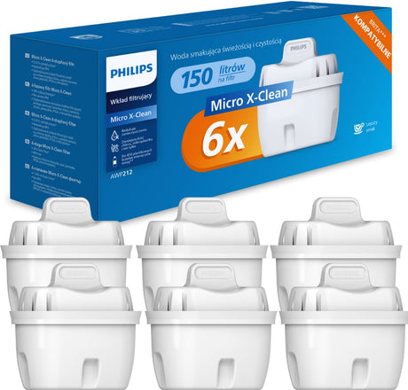 Philips Zubehör – Ersatzfilterkartusche, 6 Stück awp212 58