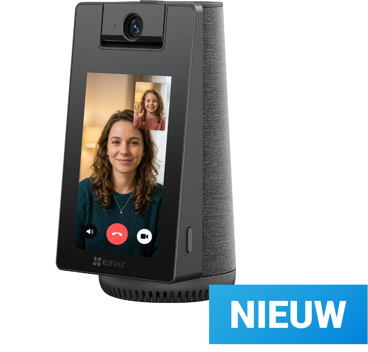 Ezviz s10 Innenkamera für ältere Babys – Videoanrufe mit 4-Zoll-Touchscreen – 2K – 360°-Schwenkneigung – Erkennung von weinendem Baby – Erkennung von Haustieren – kein Abonnement