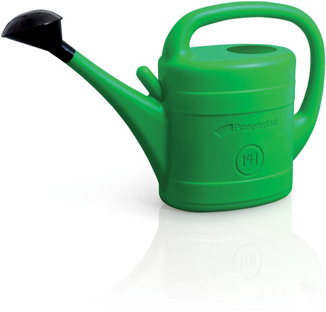 Prosperplast Gießkanne – Grün – Kunststoff – Sprühkopf – 14 Liter – Gießkannen für den Außenbereich
