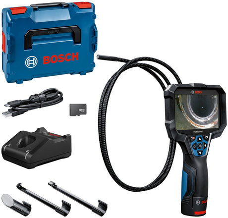 Bosch Blue GIC 12V-5-27 C professionelle Inspektionskamera | 1 x 2,0 Ah Akku + Ladegerät | in L-Boxx - 0601241401
