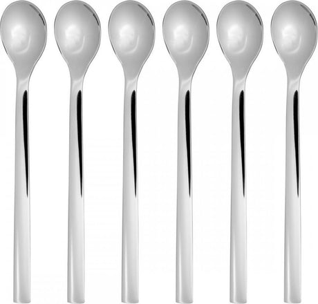 Wmf nuova – Latte-Macchiato-Löffel – 6-teilig – 19 cm – Edelstahl – spülmaschinenfest