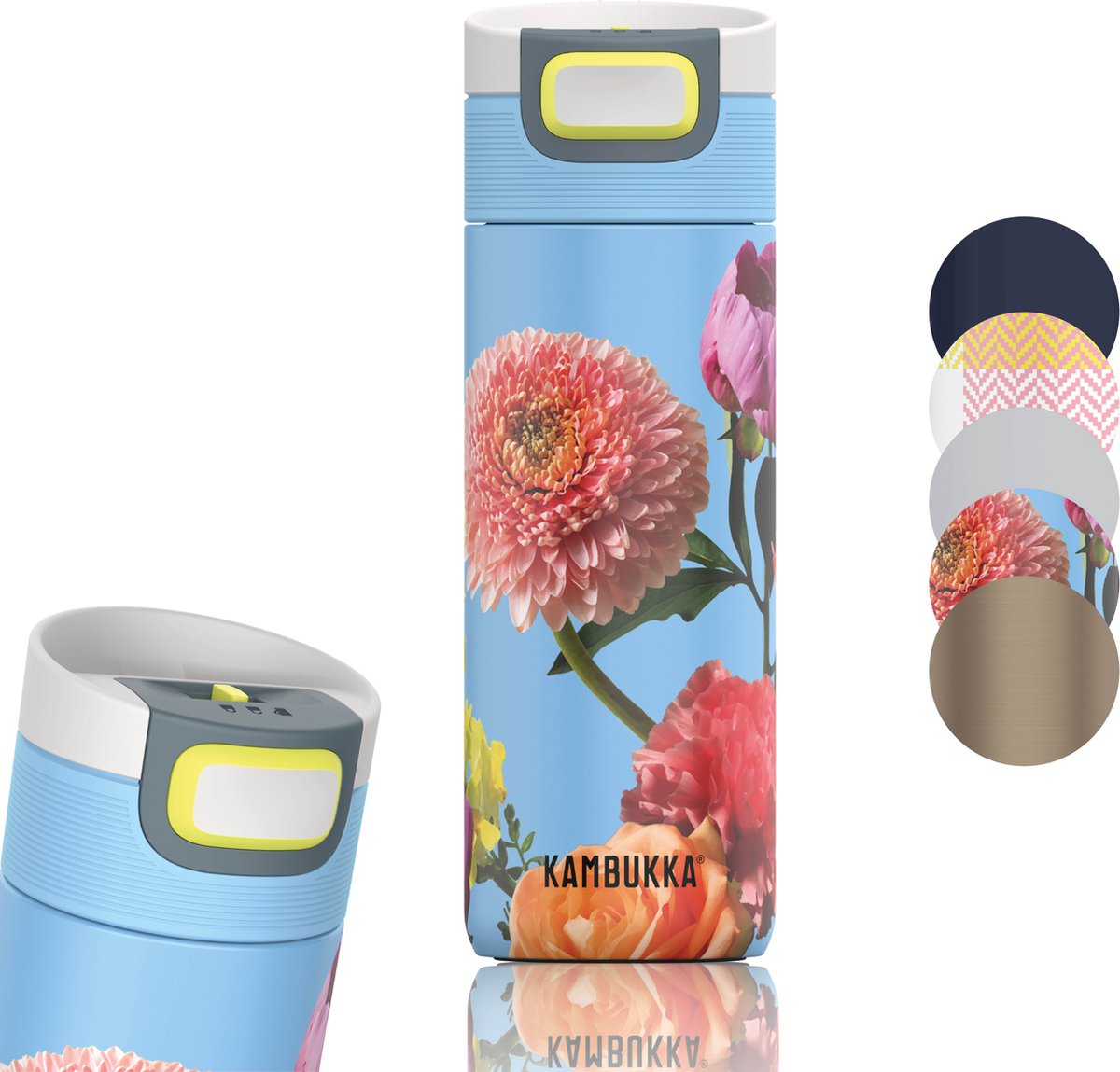Kambukka etna thermosbeker 500 ml - makkelijk reinigen - lekvrije koffiebeker - morning glory