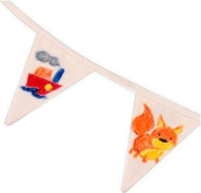 Goki-Flaggengirlande zum Bemalen, fair
