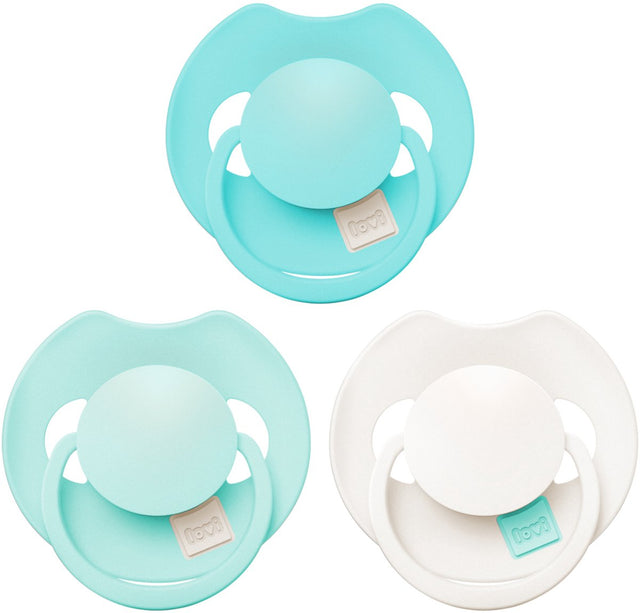 Difrax lovi fopspeen dynamisch - prime tutti frutti - 0 tot 6 maanden - groen - 3 stuks
