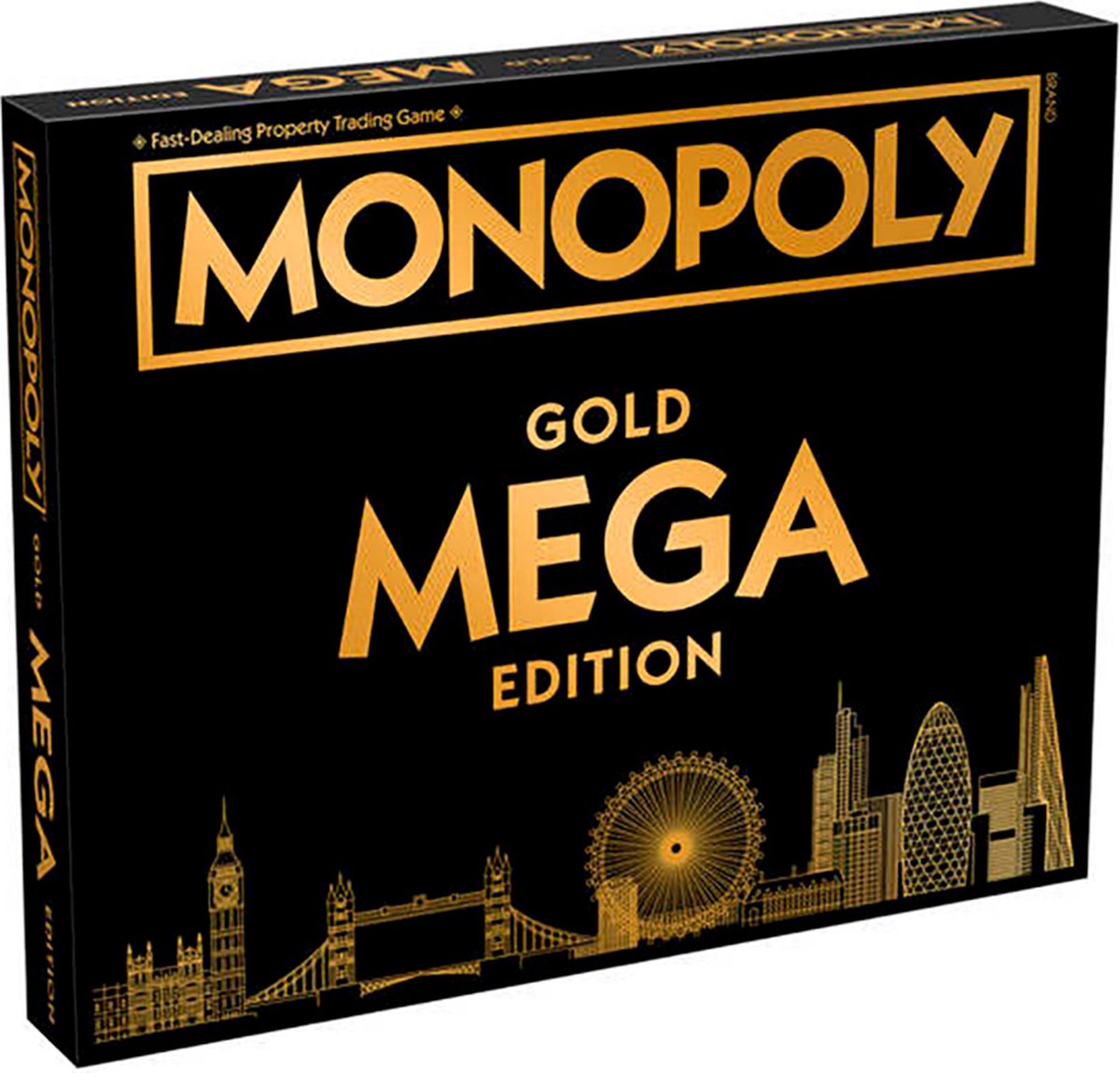 Monopoly-Gewinnzüge – Brettspiel – Mega Gold – Englisch
