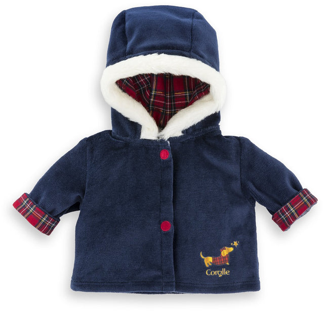 Corolle Babypuppenmantel – Weihnachtspuppenkleidung 30 cm Wintermantel.