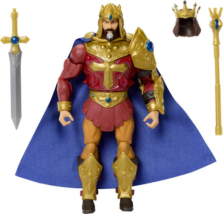 Mattel Masters of the Universe: New Eternia Masterverse Actionfigur King Randor 18 cm große Actionfigur