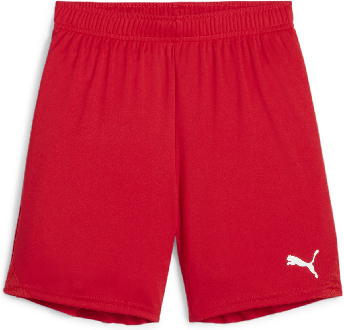 Puma Teamgoal Shorts Jr Unisex-Sporthose – Rot-Weiß