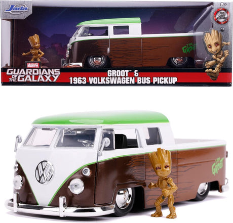Jada Toys Jada Marvel Großer Bus-Pickup von 1963 im Maßstab 1:24