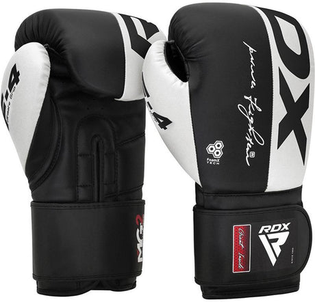 Rdx Rex F4 Boxhandschuhe – Boxhandschuhe – Weiß, Schwarz – 12 oz