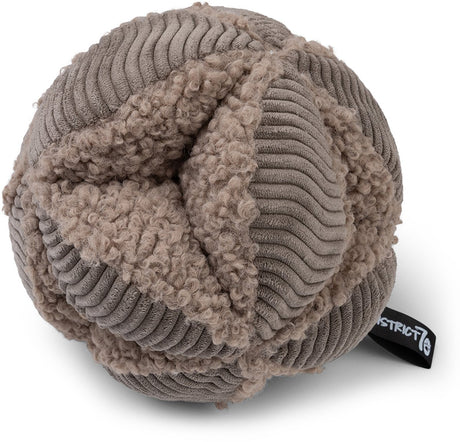 District 70 Bobby – Schnüffelball für Hunde | regt das Fährtenverhalten und die geistige Herausforderung an – Taupe – groß ø19 cm l