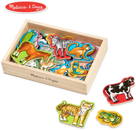 Melissa doug - houten magneten - dieren