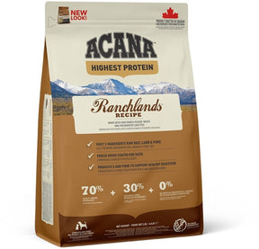 Acana Regionals Ranchlands Dog Rind Lamm Schwein – Hundefutter – 2 kg