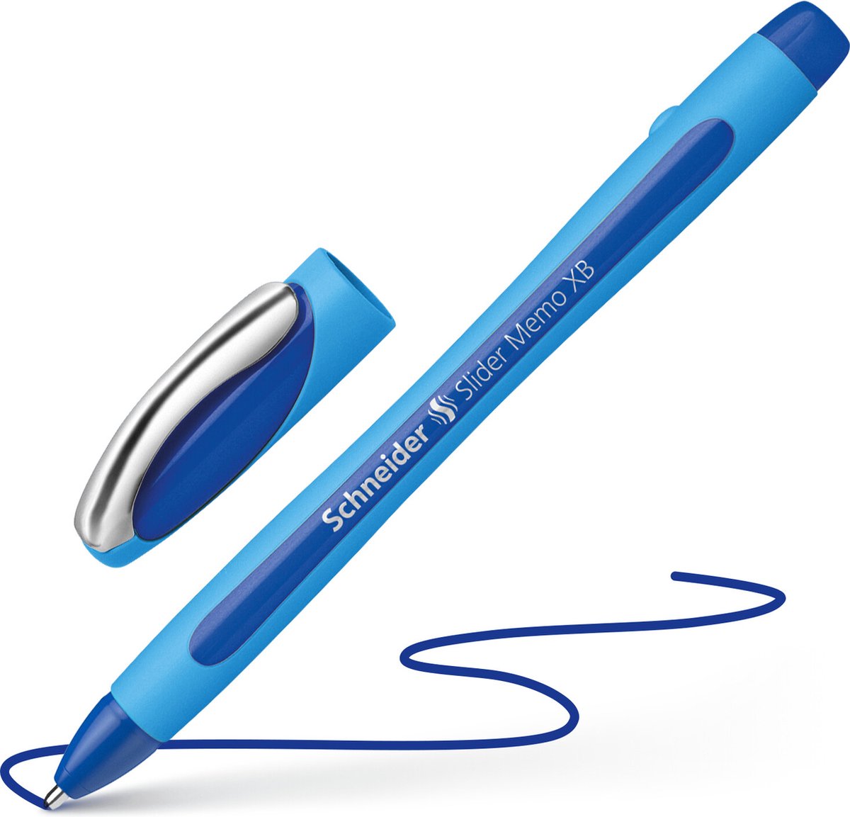 Quantore Kugelschreiber Schneider Slider Memo blau extra breit