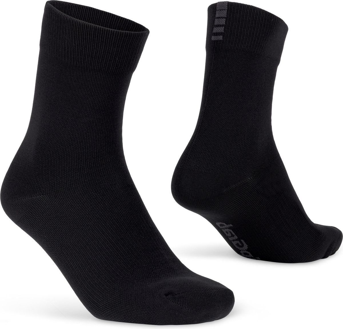 Gripgrab – leichte wasserdichte Frühlings-Herbst-Radsocken Winter-Radsocken – Schwarz – Unisex – Größe XL