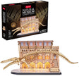 Kubischer Spaß - 3D-Puzzle - Holz - Blauwal mit LED
