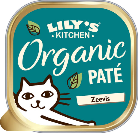 Lily's Kitchen – Katzenfutter – Nassfutter – Bio-Pastete mit Meeresfisch – 19 x 85 g