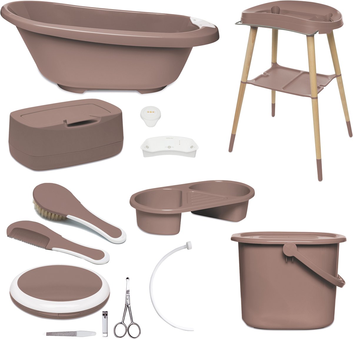 Bébé-jou badset 8 delig sense edition mocha mousse