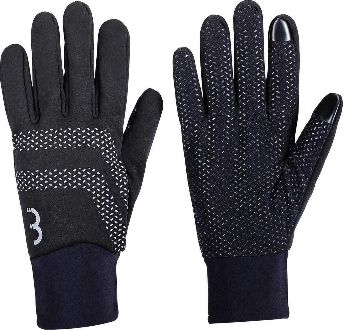 Bbb cycling raceshield wb 2.0 fietshandschoenen - winddichte wielrenhandschoenen heren dames - thermo sporthandschoenen - touchscreen - zwart - maat xxxl - bwg-33