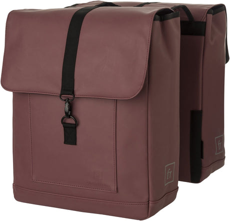 Fastrider jaxx ii dubbele fietstas trend mahogany brown
