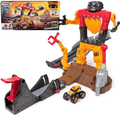 Monster Jam 1:64 Smash Bash-Spielset