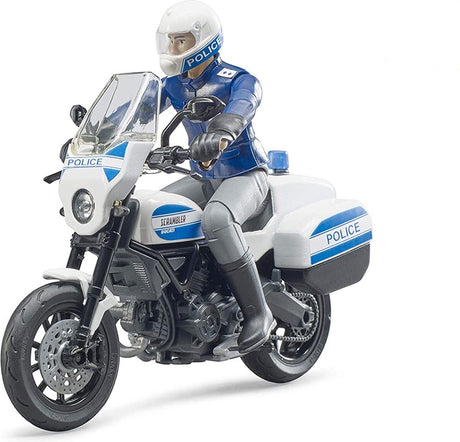 Bruder Scrambler Ducati Polizei-Motorradtransporter