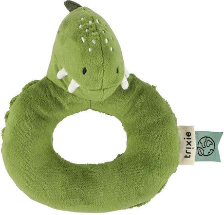 Trixie Rassel – Mr. Dino – Kuscheliges Babyspielzeug mit Knistergeräusch – Sinnesspielzeug – ab 3 Monaten