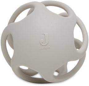 Jollein - bijtring bal siliconen ø 9,5cm - bijtringen baby - nougat