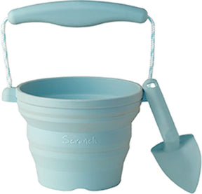 Scrunch-Spielzeugeimer – blau – faltbar – recycelbar