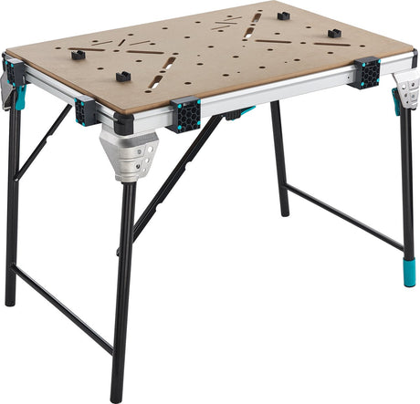 Wolfcraft - Meisterwerk 1600 - Werkbank - Klappbarer Arbeitstisch - Klappbarer Maschinentisch - Die mobile Werkbank - 6909000 - 10 Jahre Garantie