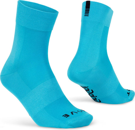 Gripgrab – leichte SL Performance Sommer-Radsocken 1 Paar Coolmax-Radsocken regulärer Schnitt – blau – Unisex – Größe M (41–44)