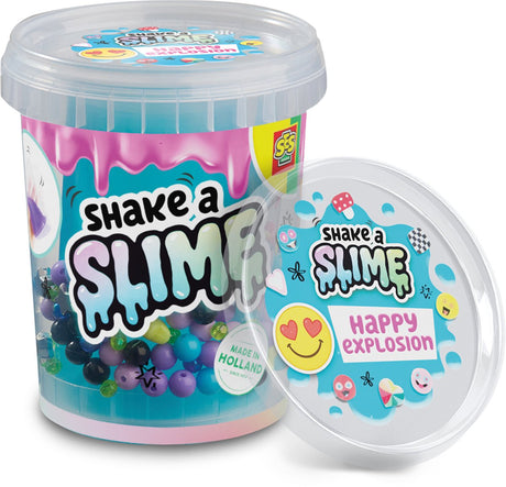 Ses Creative Shake a Slime – Happy Explosion – Schleim – glutenfrei – leicht waschbar – für Kinder ab 5 Jahren – 200 g
