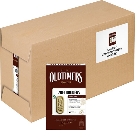 Oldtimers pitttigzoete sneker zoethoudertjes (6x 235gr)