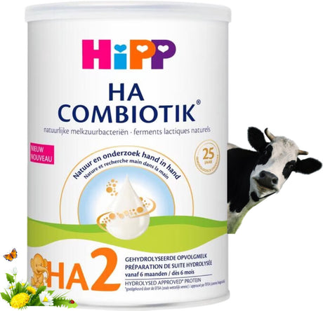 Hipp ha 2 combiotik – hypoallergene Folgemilch-Babynahrung – 6+ Monate – 800g